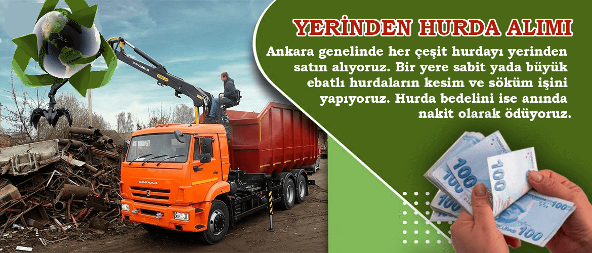 Yerinden hurda satın alıyoruz